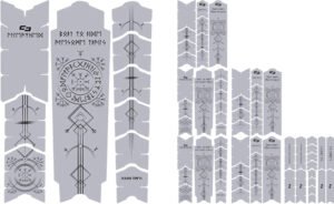 Unscratch-Frame-Rahmenschutzfolie-Runes-of-Shred-Black-Matt